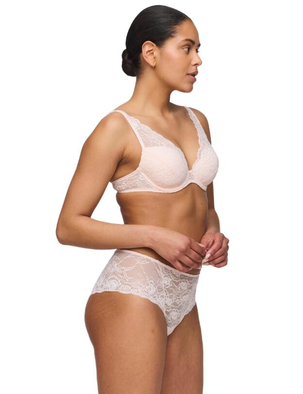 Marie Jo Cyrile Padded Plunge Bra Crystal Pink 