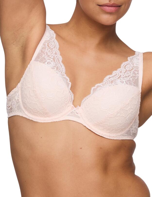 Marie Jo Cyrile Padded Plunge Bra Crystal Pink 