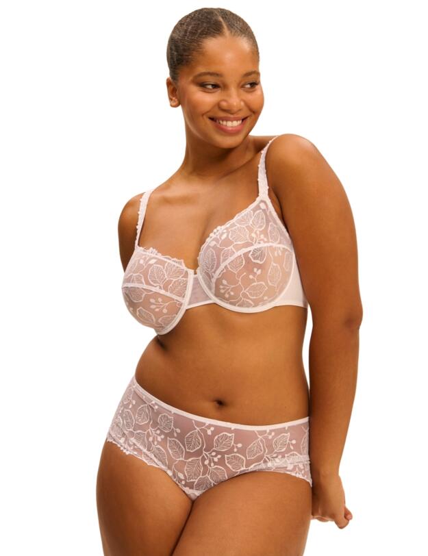 Simone Perele Lumineuse Full Cup Bra Cristal White