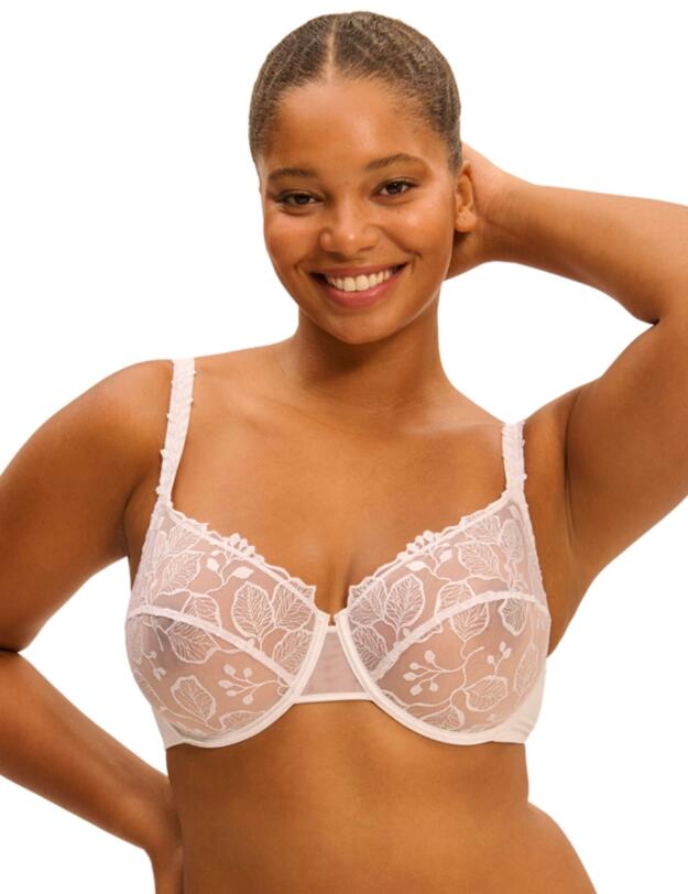 Simone Perele Lumineuse Full Cup Bra Cristal White