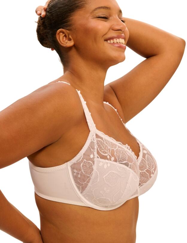 Simone Perele Lumineuse Full Cup Support Bra Cristal White