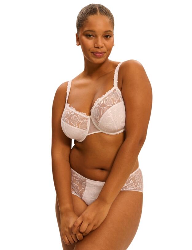 Simone Perele Lumineuse Full Cup Support Bra Cristal White