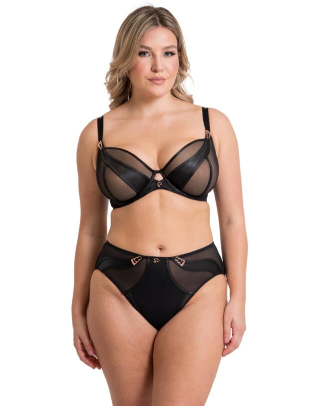 Scantilly by Curvy Kate Suspense Plunge Bra Black 