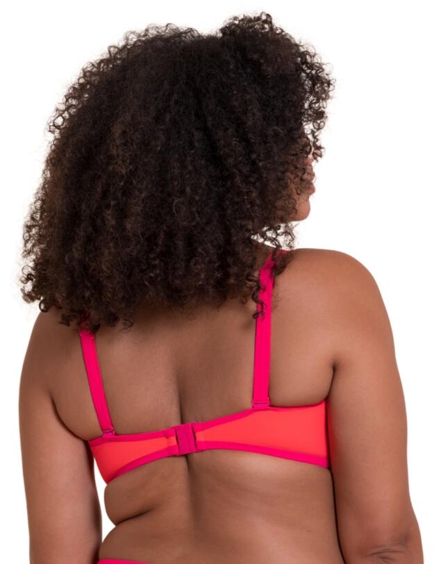 Curvy Kate Minimalist Multiway Bandeau Bikini Top Coral/Pink