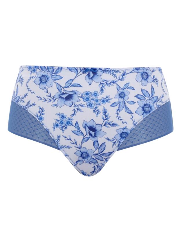 Sculptresse by Panache Bliss Deep Brief Blue Floral 