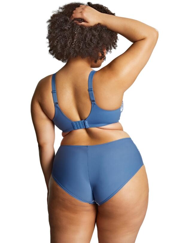 Sculptresse by Panache Bliss Deep Brief Blue Floral 