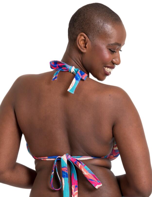 Curvy Kate Ibiza Triangle Bikini Top Print Mix 