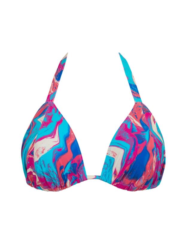 Curvy Kate Ibiza Triangle Bikini Top Print Mix 
