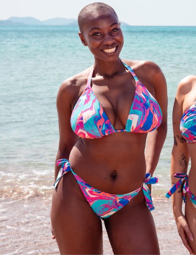 Curvy Kate Ibiza String Bikini Brief Print Mix 