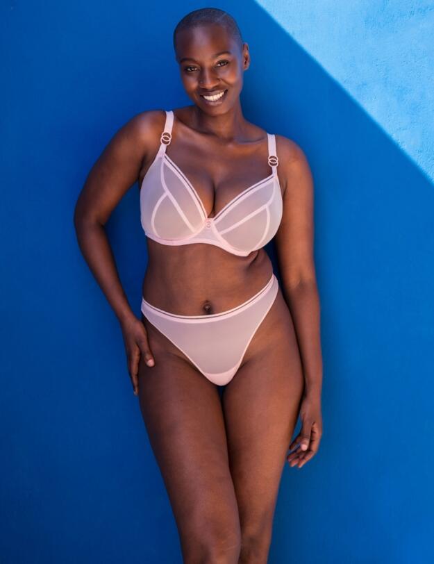 Curvy Kate Lifestyle Thong Blush Pink 