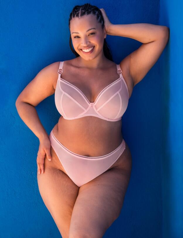 Curvy Kate Lifestyle Thong Blush Pink 