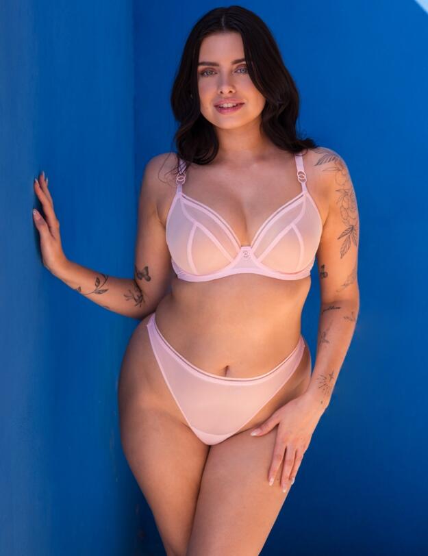 Curvy Kate Lifestyle Thong Blush Pink 