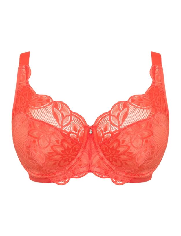 Curvy Kate Lovelace Side Support Balcony Bra Coral 
