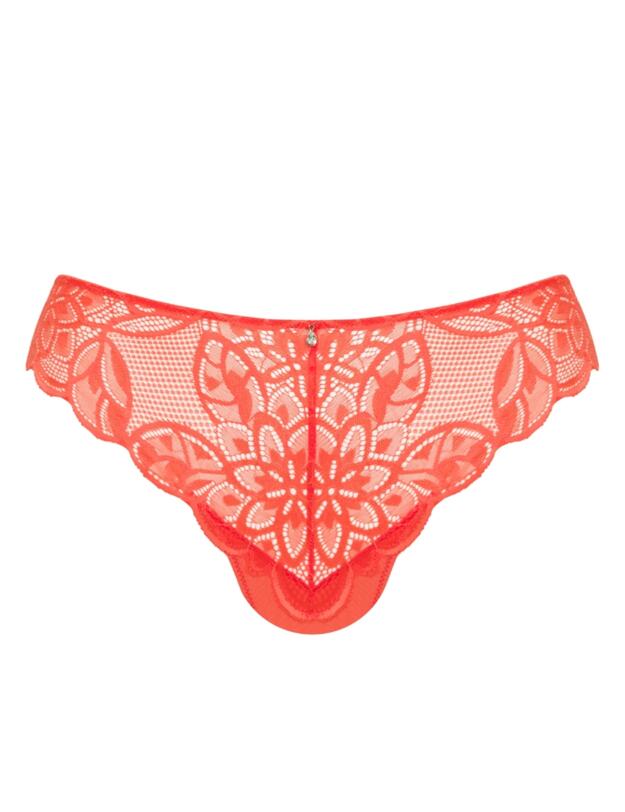 Curvy Kate Lovelace Brazilian Brief Coral 