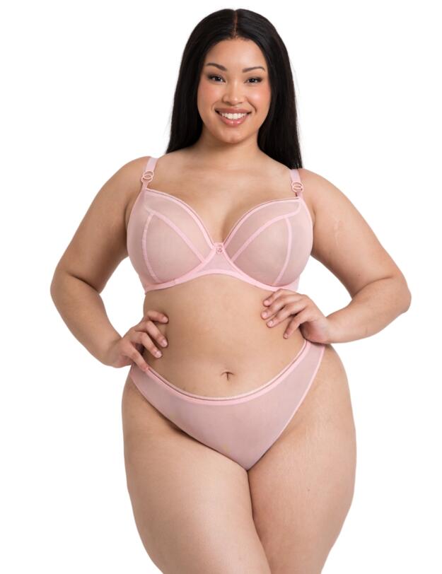 Curvy Kate Lifestyle Plunge Bra Blush Pink 