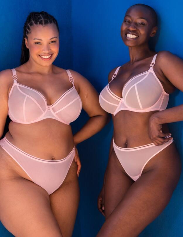 Curvy Kate Lifestyle Plunge Bra Blush Pink 