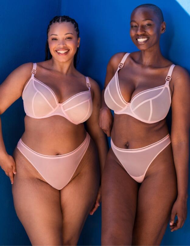 Curvy Kate Lifestyle Plunge Bra Blush Pink 