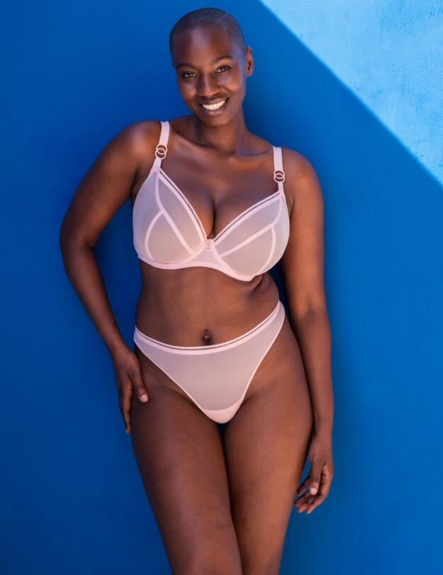 Curvy Kate Lifestyle Plunge Bra Blush Pink 