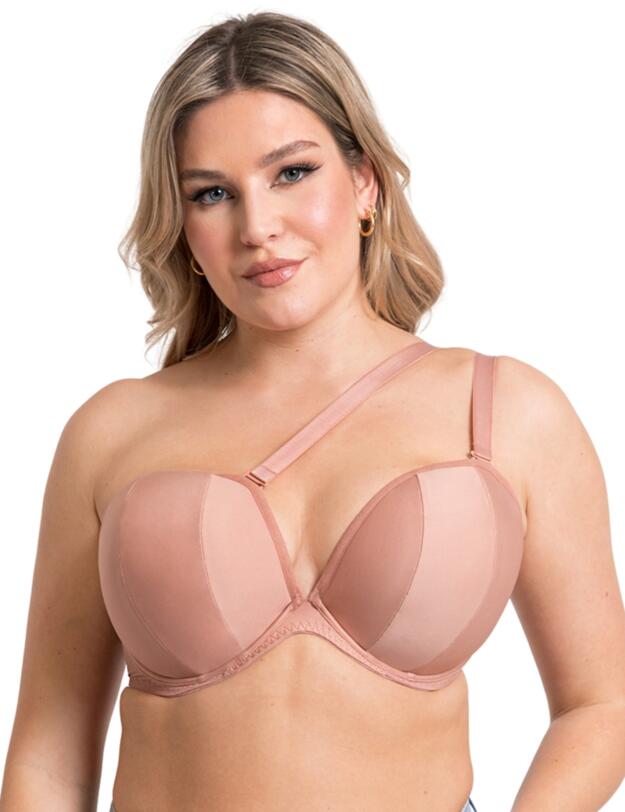 Curvy Kate Superhero Multiway Padded Plunge Bra Latte 