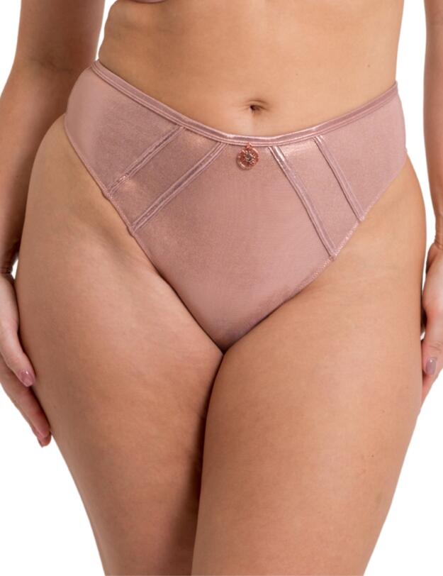 Scantilly by Curvy Kate Eos Thong Rose Gold 