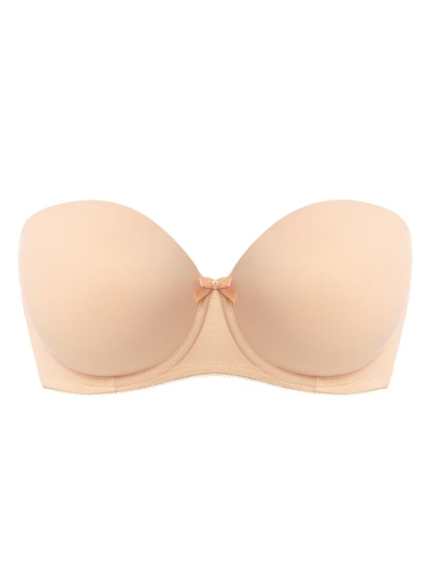 Freya Deco Moulded Strapless Bra Nude 
