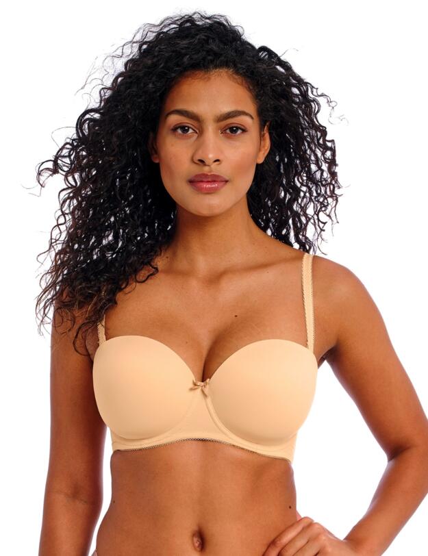 Freya Deco Moulded Strapless Bra Nude 