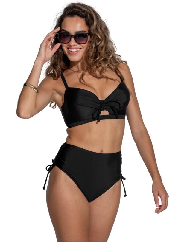Pour Moi Maya Bay Adjustable Tummy Control Bikini Brief Black