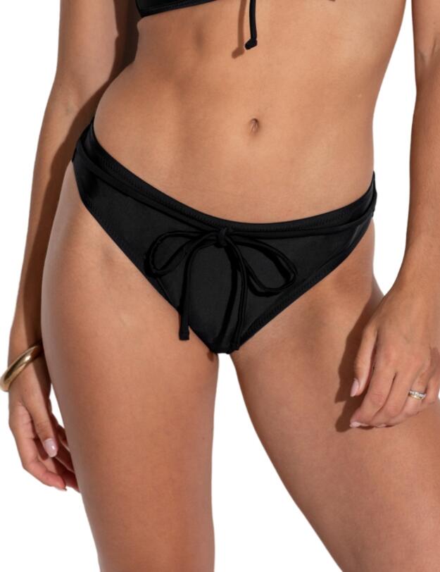 Pour Moi Maya Bay Belted Bikini Brief Black