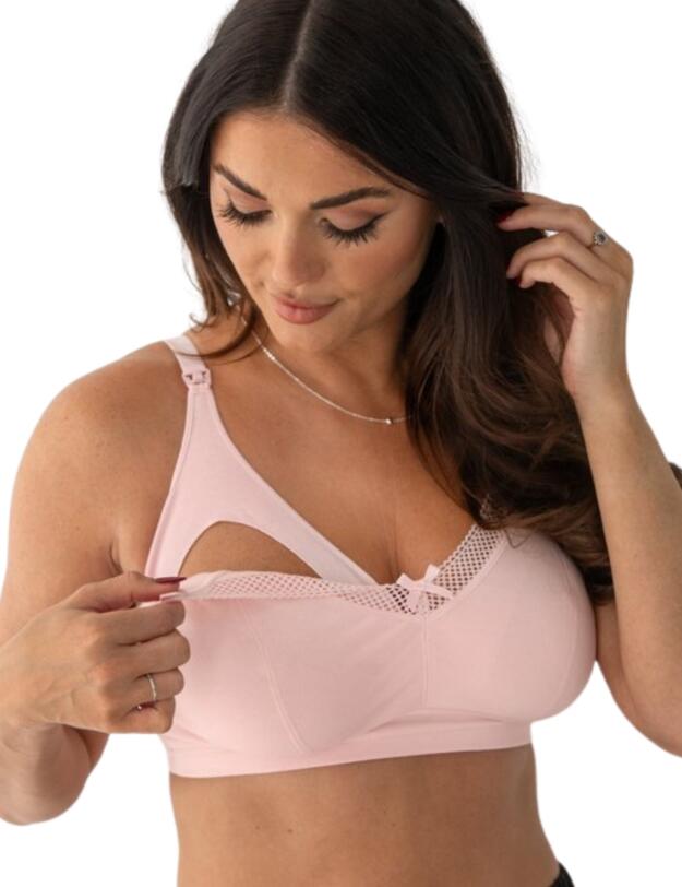 Pour Moi Love To Lounge Cotton Nursing Bra Soft Pink