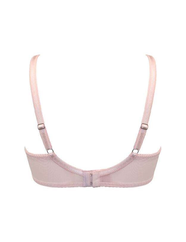 Pour Moi Fleur Lightly Padded High Apex Underwired Bra Soft Pink