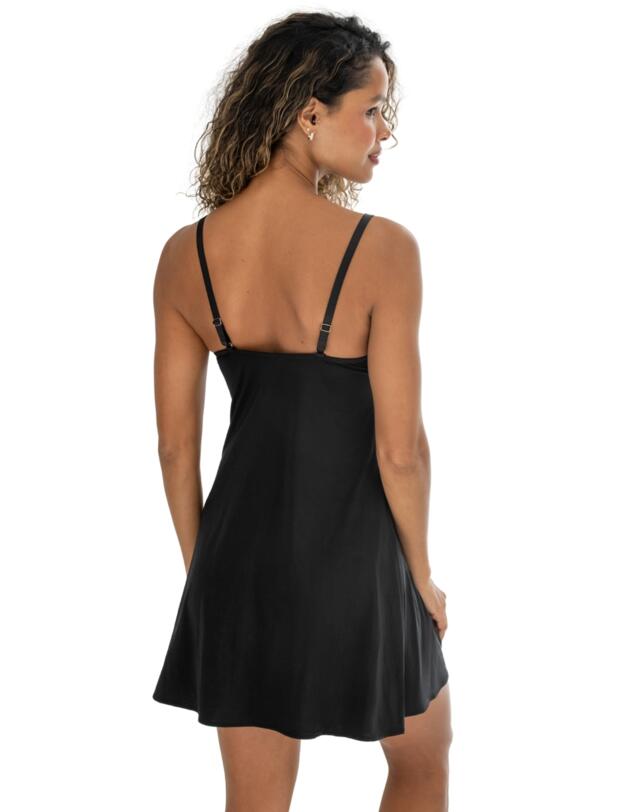 Pour Moi Geo Sculpt Chemise Black
