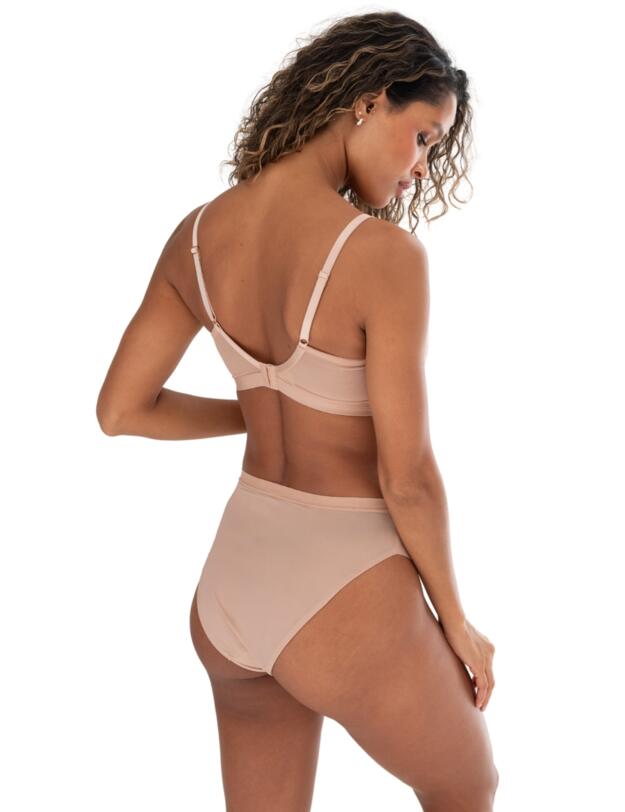 Pour Moi Geo Sculpt Fuller Bust Wireless Bralette Toffee
