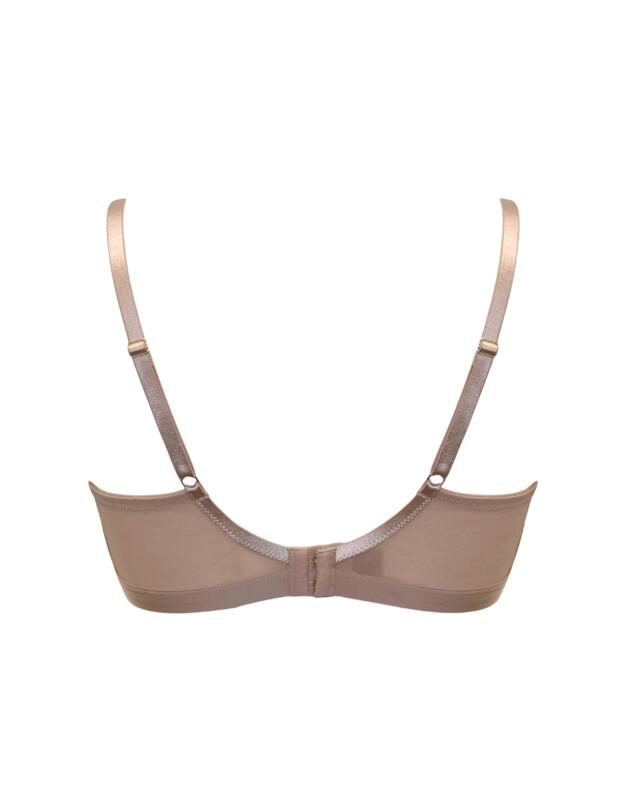 Pour Moi Geo Sculpt Fuller Bust Wireless Bralette Toffee