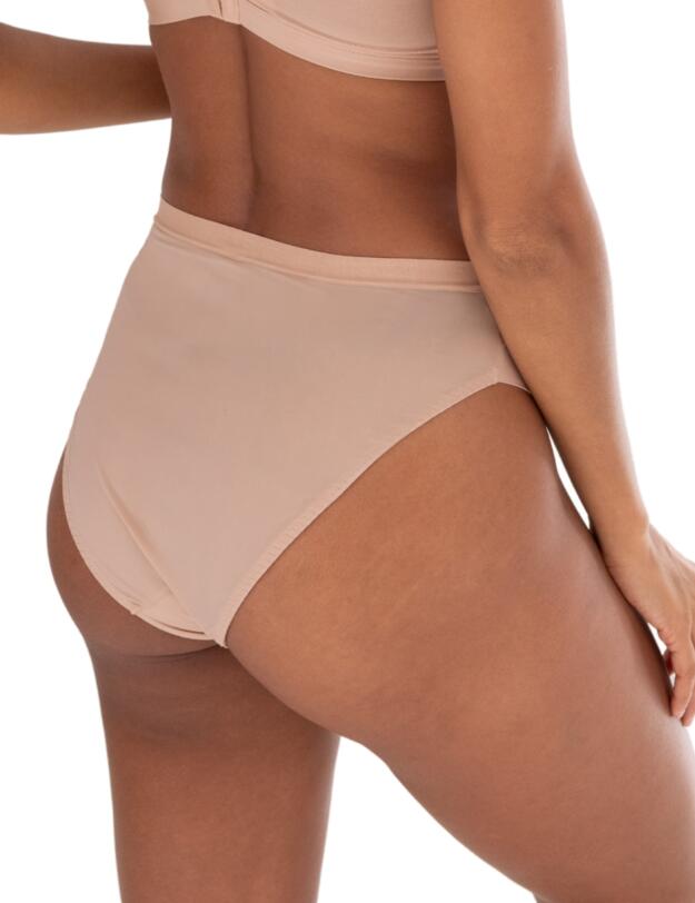 Pour Moi Geo Sculpt High Leg Brief Toffee