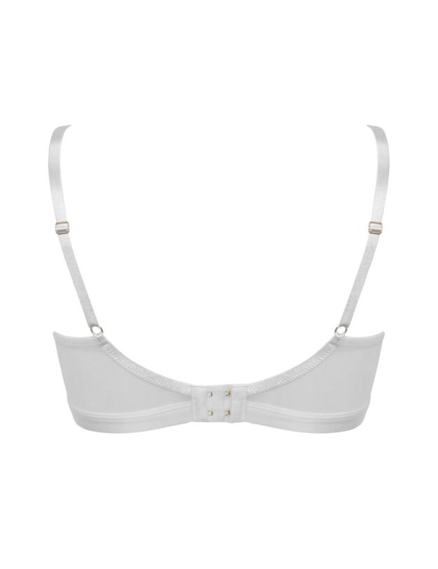 Pour Moi Geo Sculpt Underwired Bra White