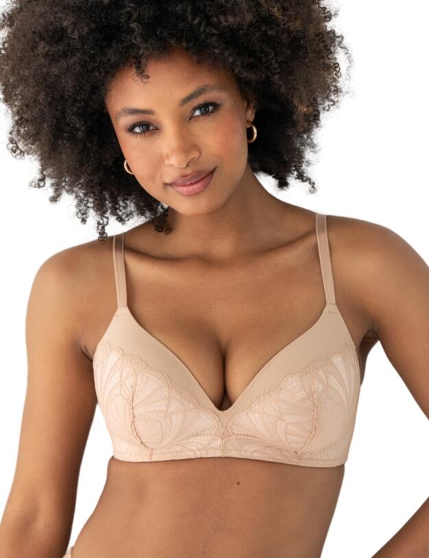Pour Moi New Romance Padded Wireless T-Shirt Bra Almond