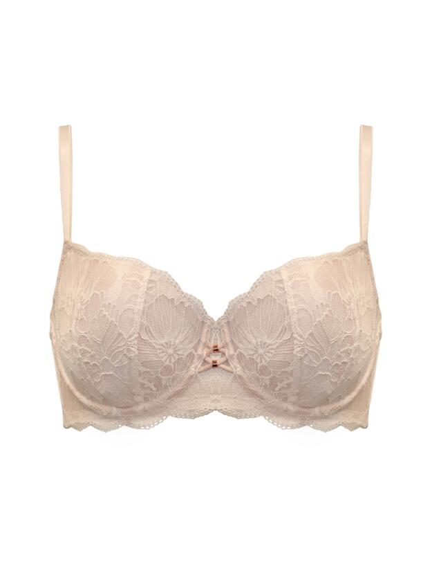 Pour Moi Atelier Underwired Balcony Bra Ivory/Champagne