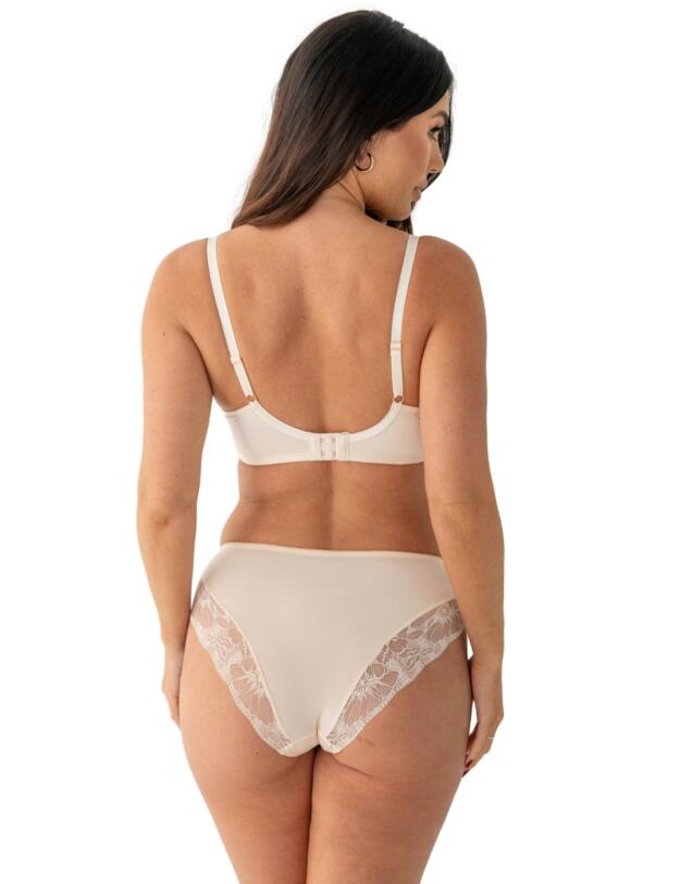 Pour Moi Atelier Lace Brazilian Brief Ivory/Champagne