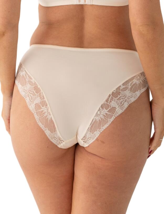 Pour Moi Atelier Lace Brazilian Brief Ivory/Champagne