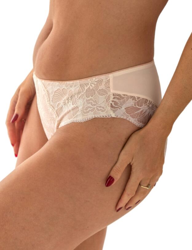 Pour Moi Atelier Lace Brazilian Brief Ivory/Champagne