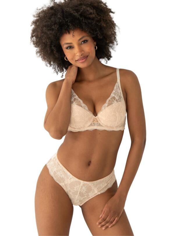 Pour Moi Atelier High Apex Padded Bra Ivory/Champagne