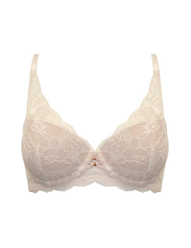 Pour Moi Atelier High Apex Padded Bra Ivory/Champagne