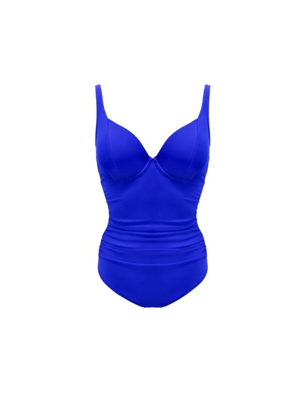 Pour Moi Rosa Cove Underwired Non Padded Swimsuit Ultramarine