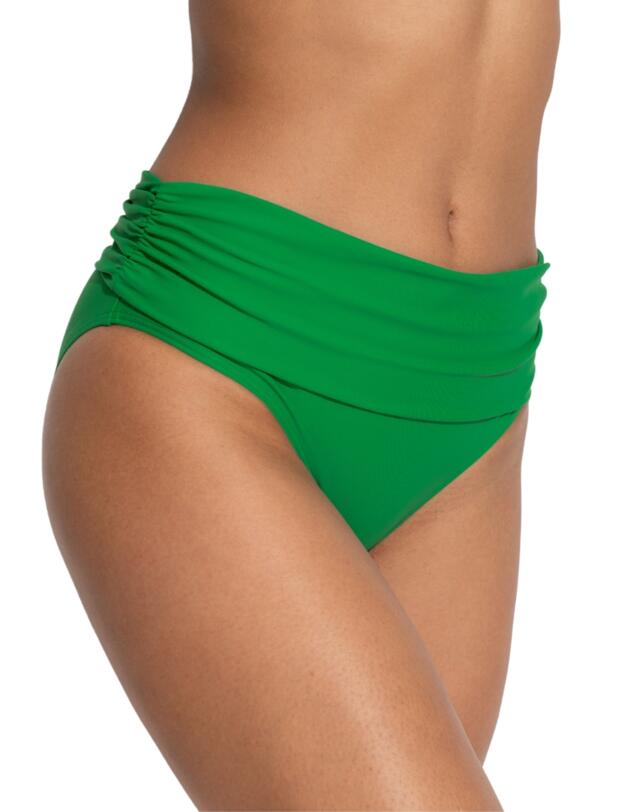 Pour Moi Free Spirit Fold Over Bikini Brief Green