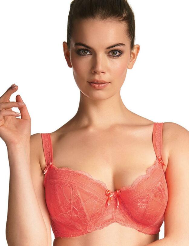 0361 Fauve Agnes Padded Half Cup Bra  - 0361 Papaya
