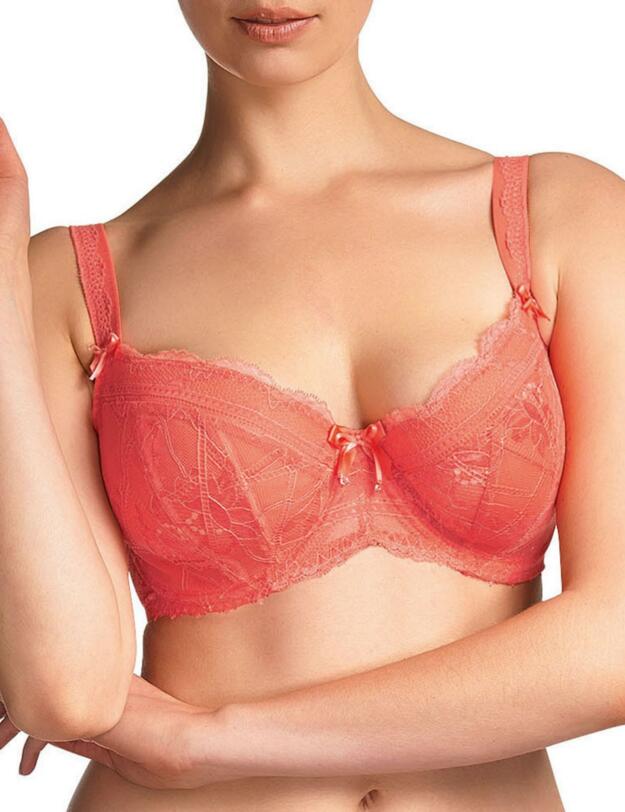 0361 Fauve Agnes Padded Half Cup Bra  - 0361 Papaya