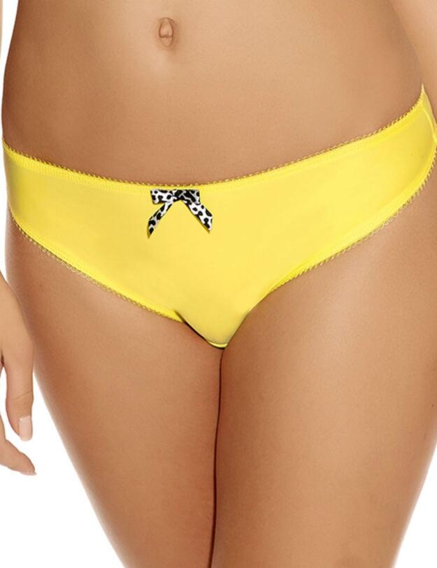 1097 Freya Deco Thong Zest/Leopard - 1097 Thong