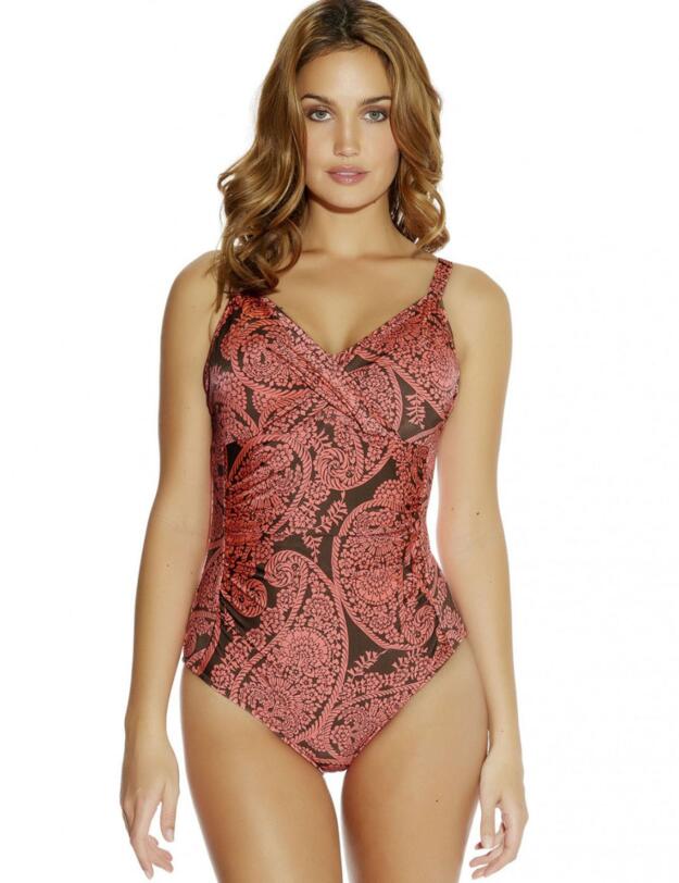 6031 Fantasie Kathmandu Control Swimsuit Coral - 6031 Swimsuit