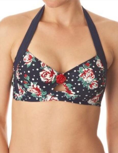 719610 Lepel Casablanca Bikini Top  - 0719610 Navy Multi 