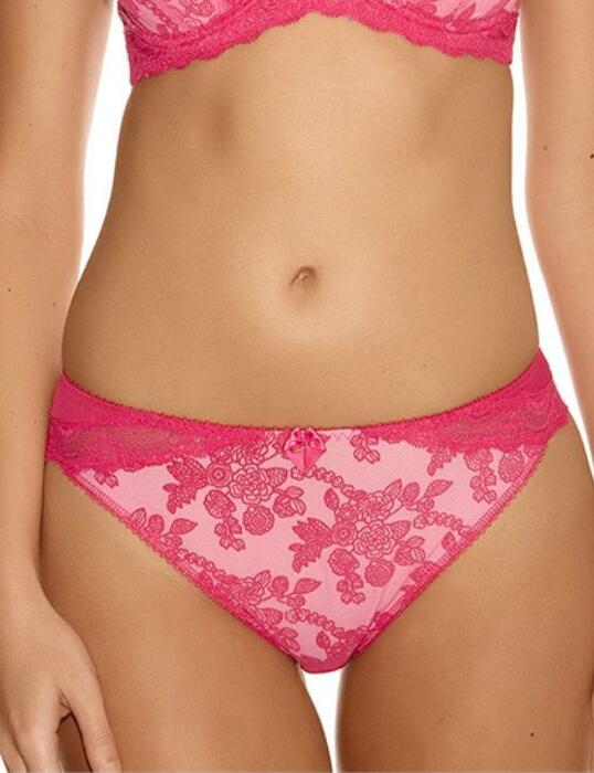 9107 Fantasie Mae Brazilian Thong  - 9107 Lipstick